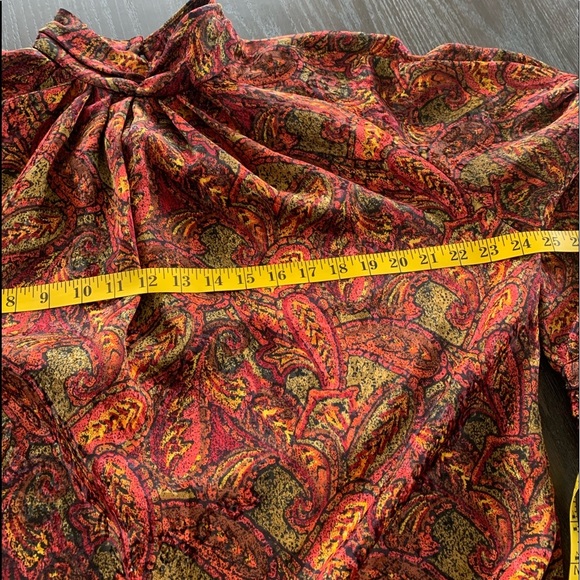 Jordan vintage cottagecore blouse‎ with bohemian print - Picture 10 of 12